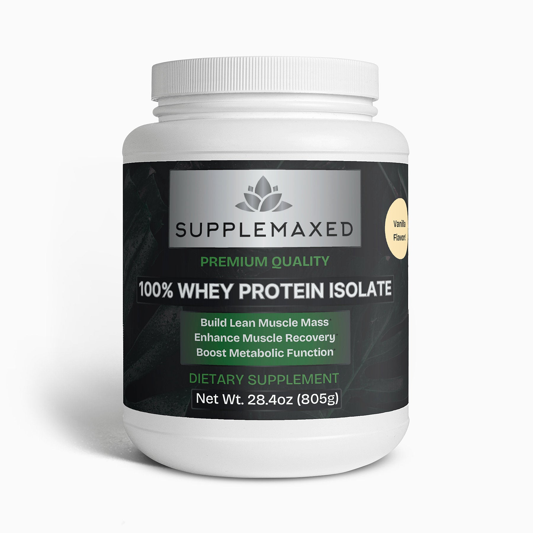 100% Whey Protein Isolate (Vanilla) – SuppleMAXED