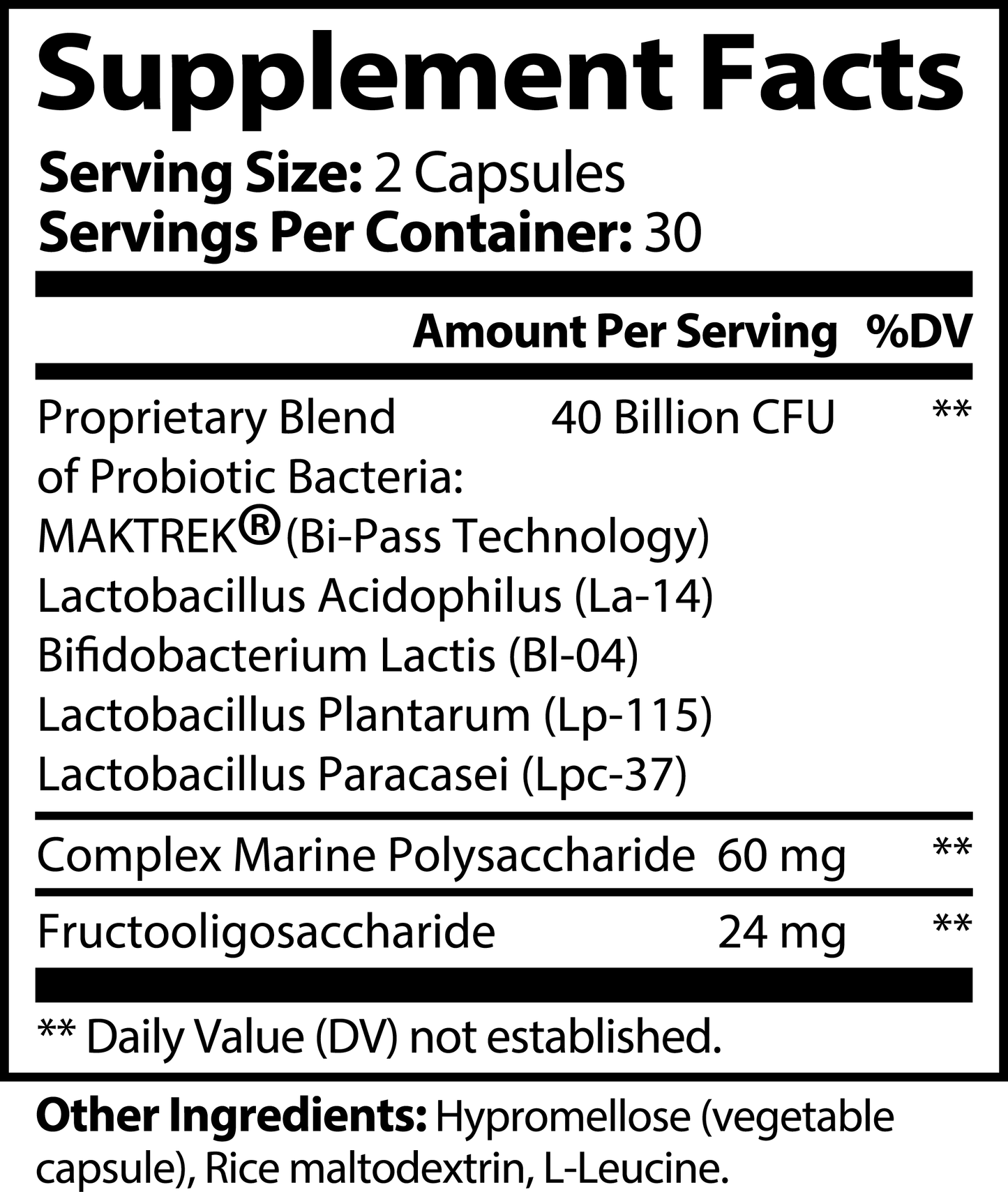Probiotic Capsules